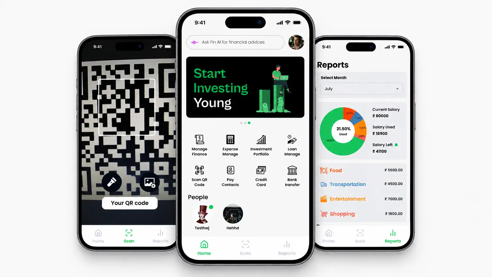 Payapp mobile payments and finance application